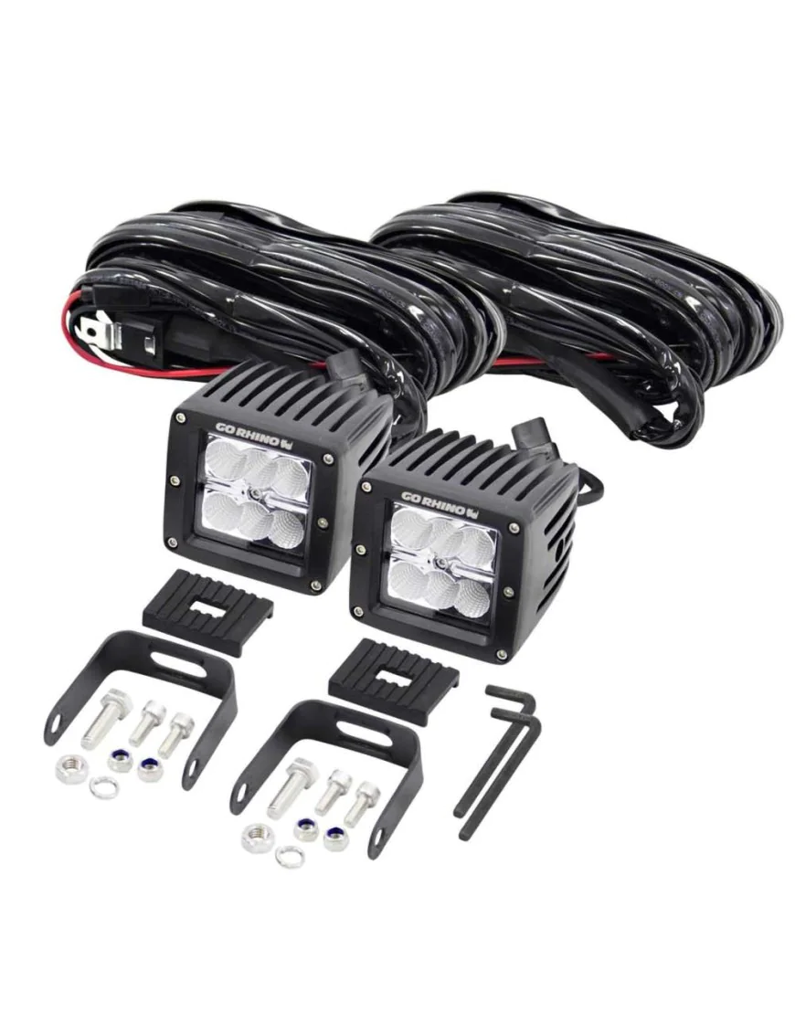Lampy LED 3" Surface do zderzaka BR5 przód spot/flood Go Rhino
