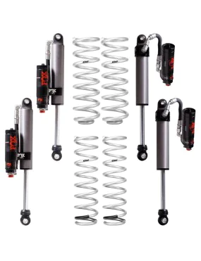 Zestaw zawieszenia FOX Performance Elite 2.5 Reservoir Adjustable DSC EVO + Sprężyny Eibach Lift 2,5" / 1,2"