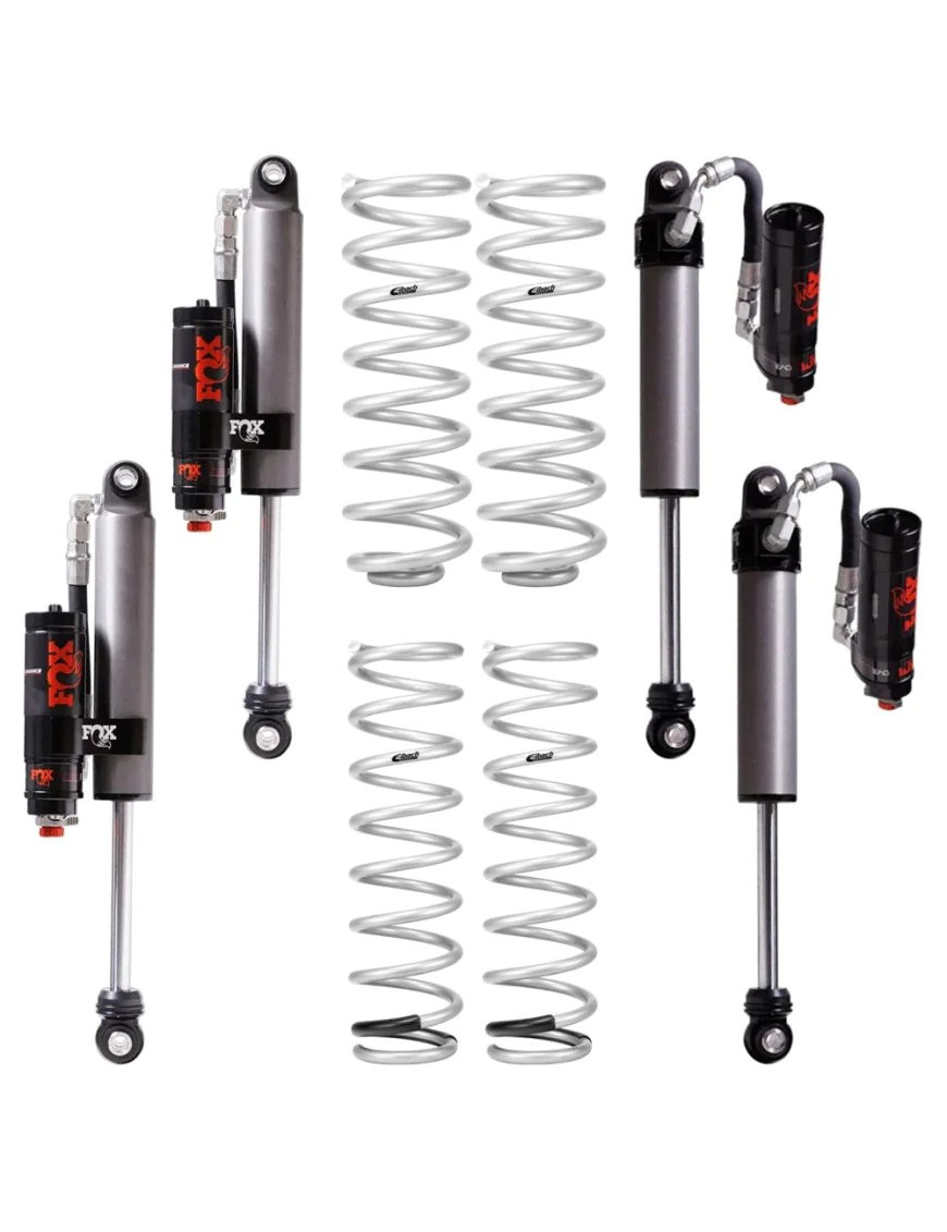 Zestaw zawieszenia FOX Performance Elite 2.5 Reservoir Adjustable DSC EVO + Sprężyny Eibach Lift 2,5" / 1,2"