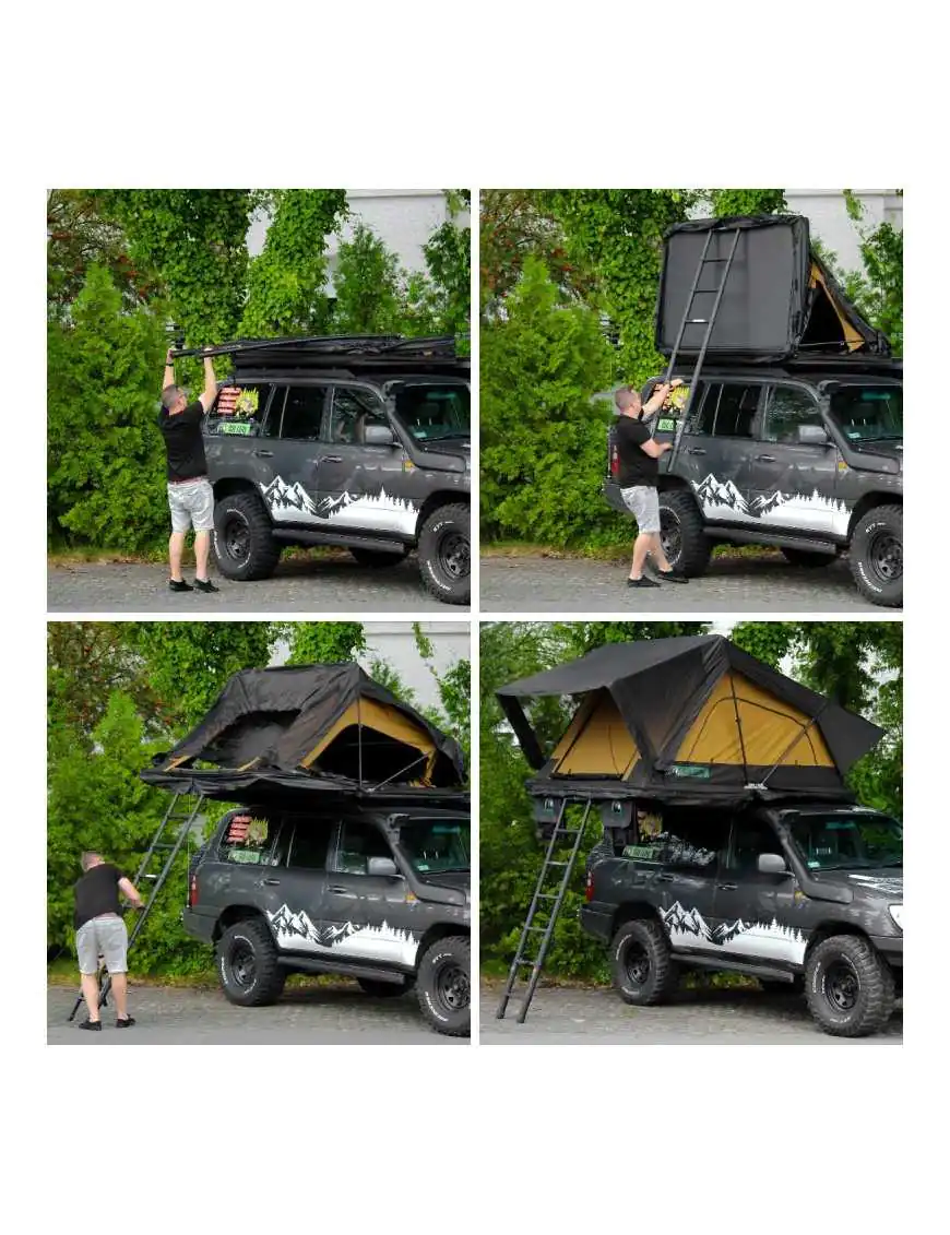 Roof Top Tent Wild Camp Missouri 130 Slim Military DAY&NIGHT 2.0