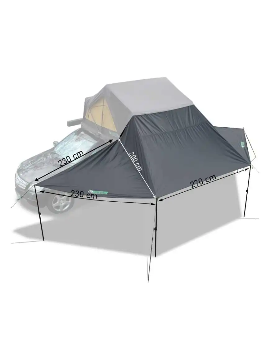 Awning for Wild Camp Missouri 130 Slim Roof Tent Awning for Wild Camp Missouri 130 Slim Roof Tent