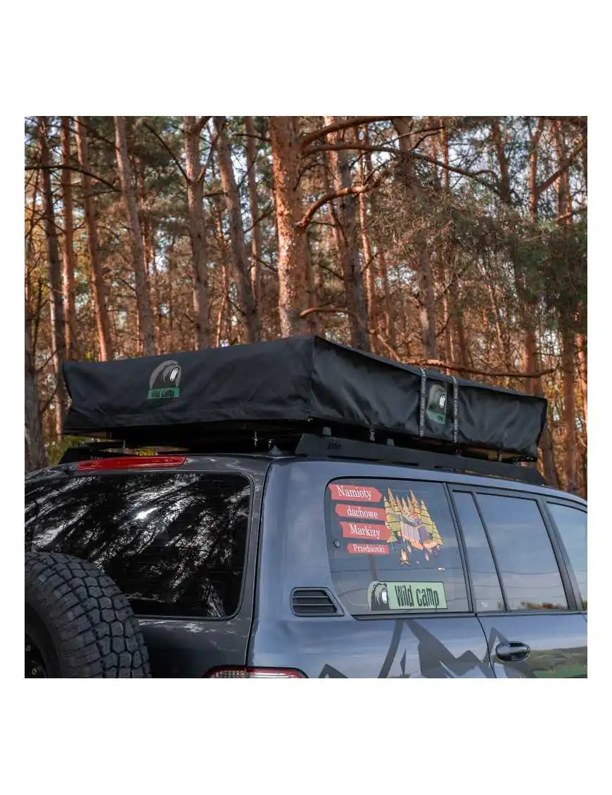 The Wild Camp Kolorado II roof tent belongs to the soft-shell rooftop tent series.