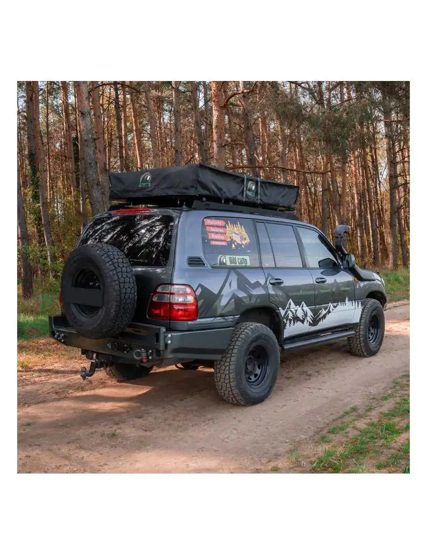 The Wild Camp Kolorado II roof tent belongs to the soft-shell rooftop tent series.