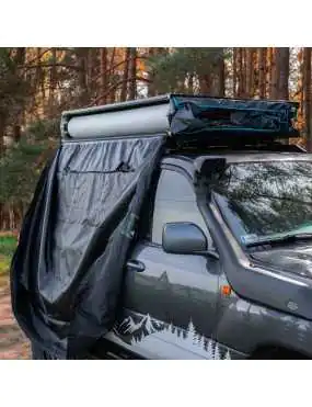 The Wild Camp Kolorado II roof tent belongs to the soft-shell rooftop tent series.