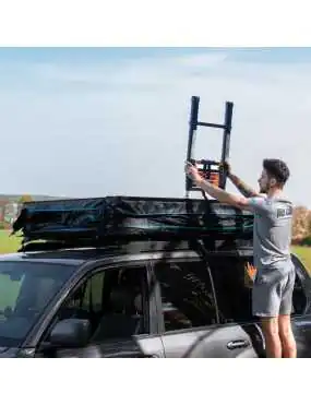 The Wild Camp Kolorado II roof tent belongs to the soft-shell rooftop tent series.