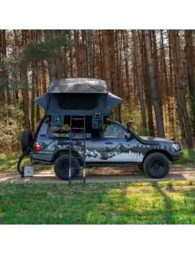 The Wild Camp Kolorado II roof tent belongs to the soft-shell rooftop tent series.