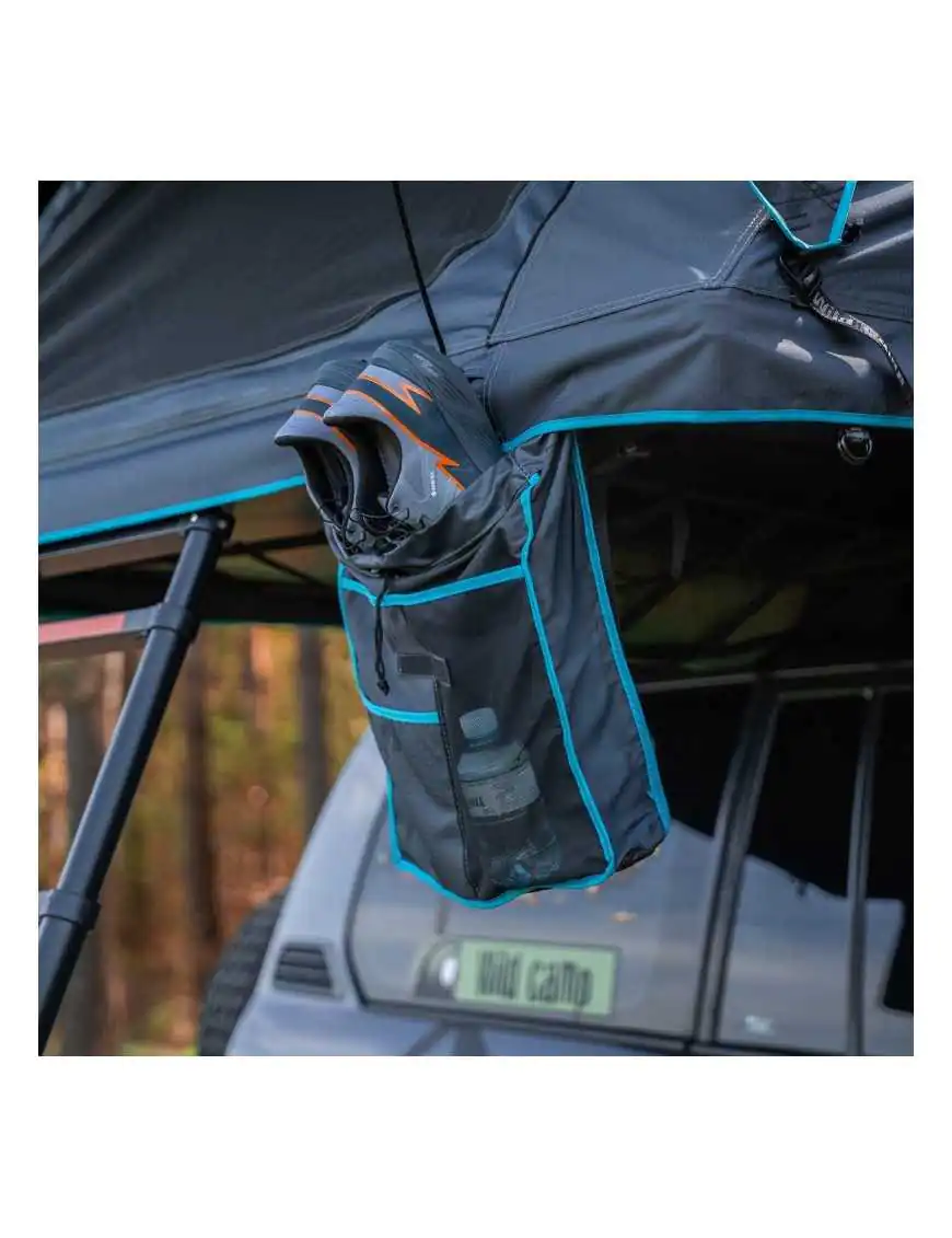 The Wild Camp Kolorado II roof tent belongs to the soft-shell rooftop tent series.