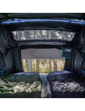 The Wild Camp Kolorado II roof tent belongs to the soft-shell rooftop tent series.