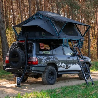 Namiot dachowy Wild Camp Kolorado II 160 DAY&NIGHT grafitowy - ujęcie 2