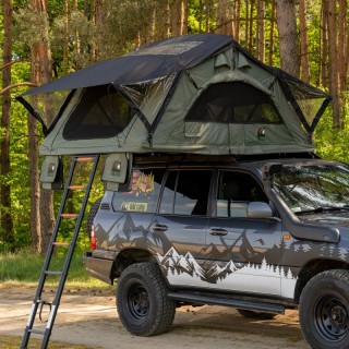 Namiot dachowy Wild Camp Kolorado II 180 zielony - ujęcie 2