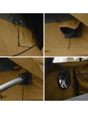 Wild Camp Roof Tent Jukon II 180 Military