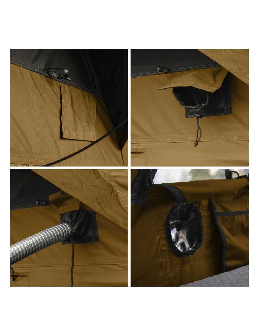 Wild Camp Roof Tent Jukon II 180 Military