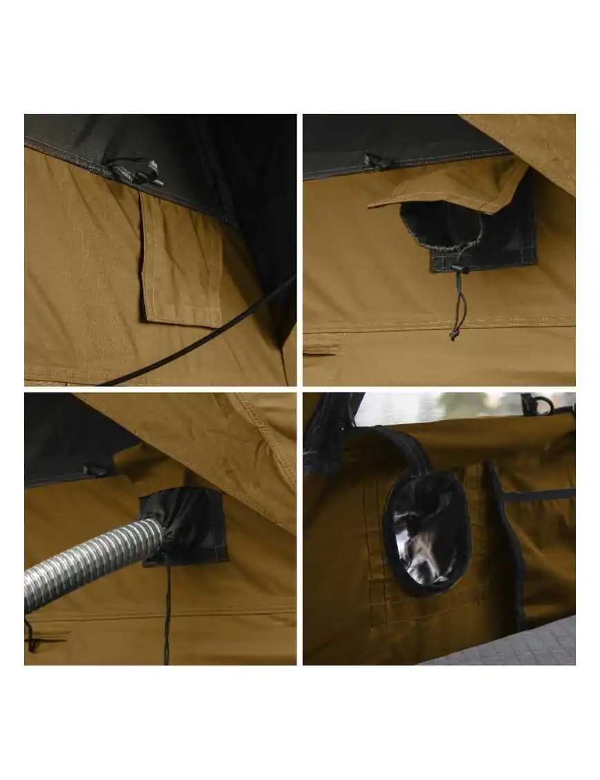 Wild Camp Roof Tent Jukon II 180 Military