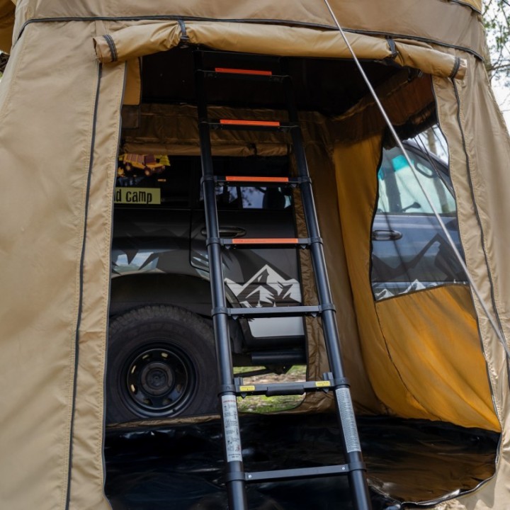 Przedsionek namiotu dachowego Wild Camp Hudson 180 Military - ujęcie 4