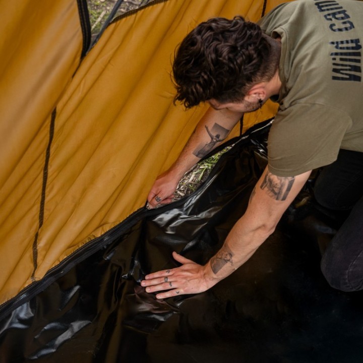 Przedsionek namiotu dachowego Wild Camp Hudson 180 Military - ujęcie 8