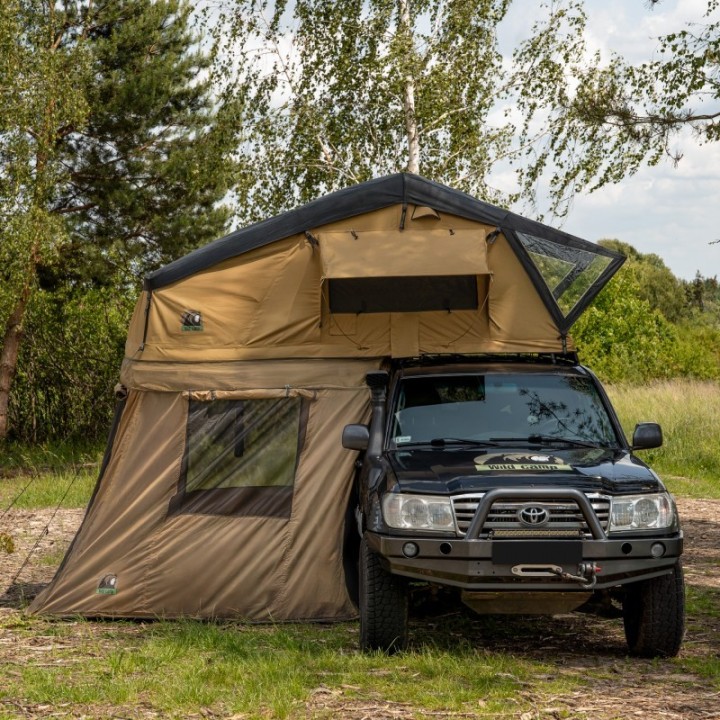 Przedsionek namiotu dachowego Wild Camp Hudson 180 Military - ujęcie 19