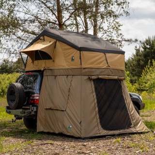 Przedsionek namiotu dachowego Wild Camp Hudson 220 Military - ujęcie 2