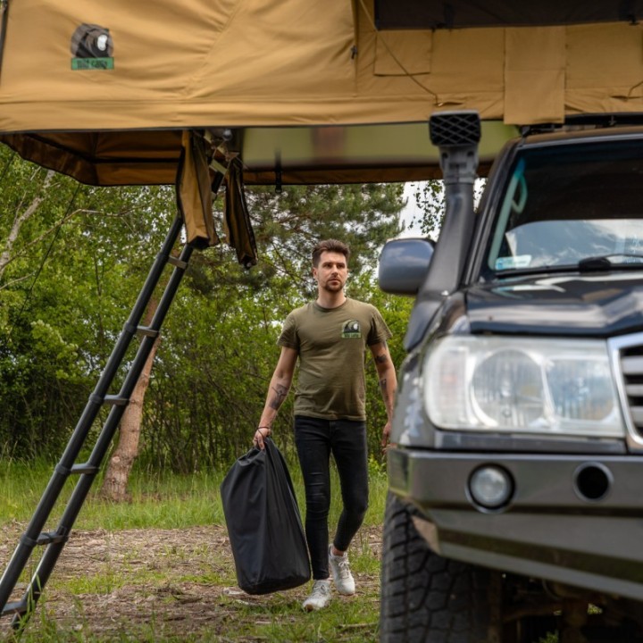 Przedsionek namiotu dachowego Wild Camp Hudson 220 Military - ujęcie 15