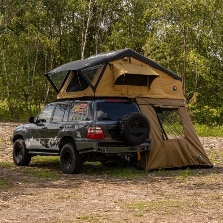 Przedsionek namiotu dachowego Wild Camp Hudson 220 Military - ujęcie 16