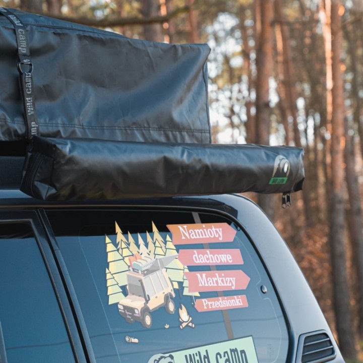 Kabina prysznicowa Wild Camp na aluminiowym stelażu - ujęcie 2