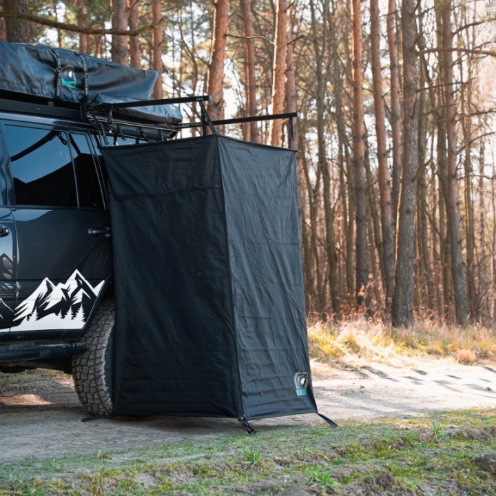 Kabina prysznicowa Wild Camp na aluminiowym stelażu - ujęcie 9