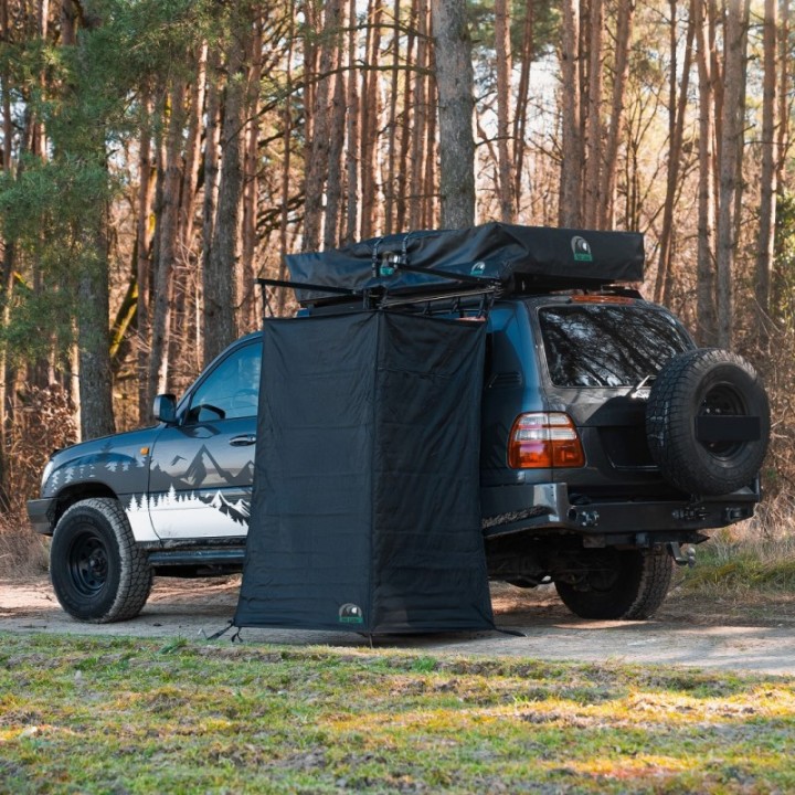 Kabina prysznicowa Wild Camp na aluminiowym stelażu - ujęcie 11