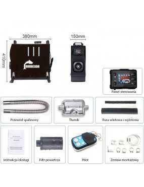 Barracuda Diesel Heater – 8kW Parking Vehicle Heater