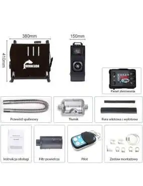 Barracuda Diesel Heater – 8kW Parking Vehicle Heater