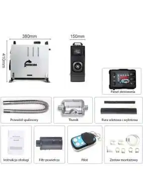 Barracuda Diesel Heater – 5kW Parking Vehicle Heater WF5007W