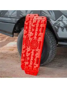 Trapy Najazdy Piaskowe Błotne Śniegowe Komplet 2 Szt. CZERWONE | Szekla4x4.pl