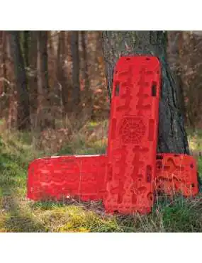 Trapy Najazdy Piaskowe Błotne Śniegowe Komplet 2 Szt. CZERWONE | Szekla4x4.pl