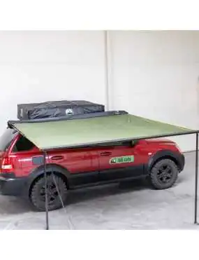 Zadaszenie Markiza 2x2,5m Mocowane Do Bagażnika Dachowego ZIELONA | Szekla4x4.pl