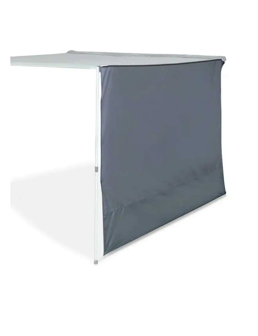 Front Wall 2 x 2.5 m for Roof Awning Grey Front Wall 2 x 2.5 m for Roof Awning Grey