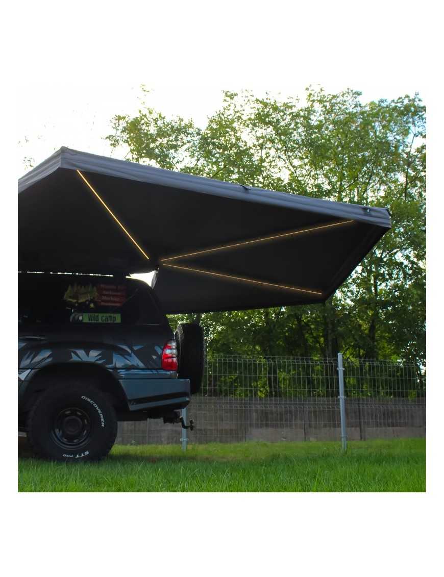 Zadaszenie Batwing II Premium 270° 2,5 M Szary Kierowca | Szekla4x4.pl Zadaszenie Batwing II Premium 270° 2,5 M Szary Kierowca | Szekla4x4.pl