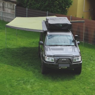 Markiza Wild Camp HEX 270° 2 m – strona pasażera, zielona - ujęcie 2