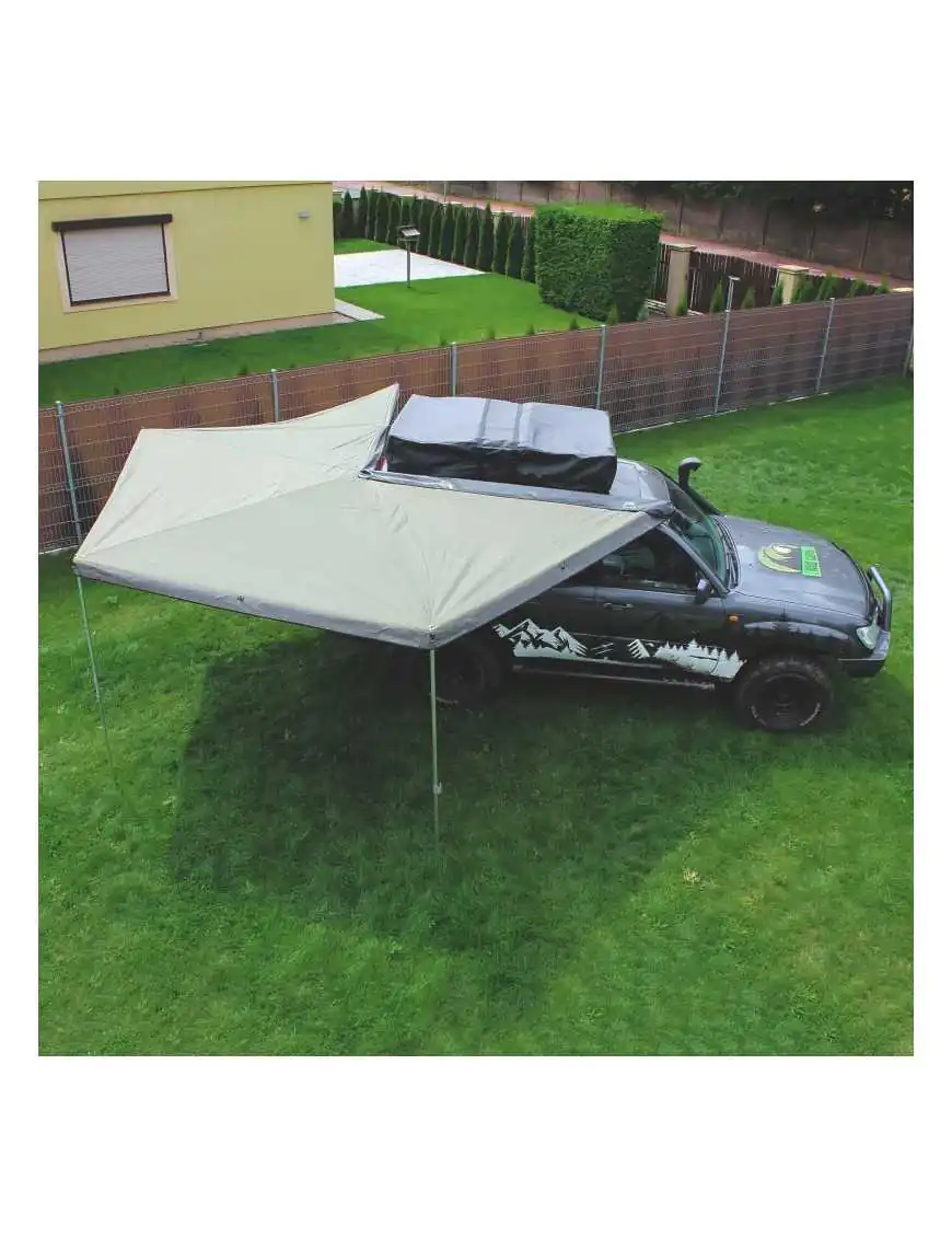 Wild Camp HEX 270° Awning 2m – Passenger Side