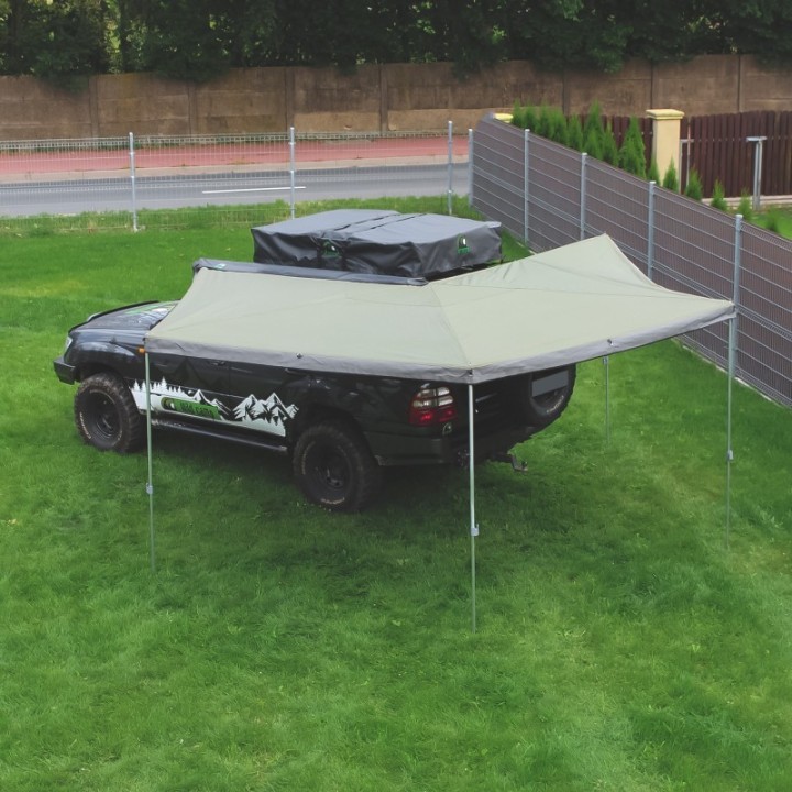 Zadaszenie Wild Camp HEX 270° 2 m zielone – strona kierowcy - ujęcie 4