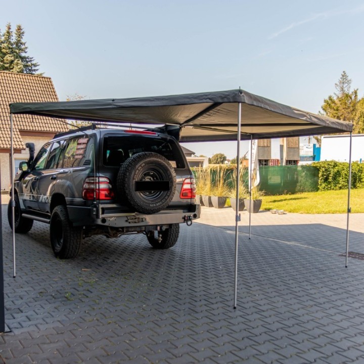 Zadaszenie Wild Camp HEX 270° 2,5 m zielone – strona pasażera - ujęcie 8