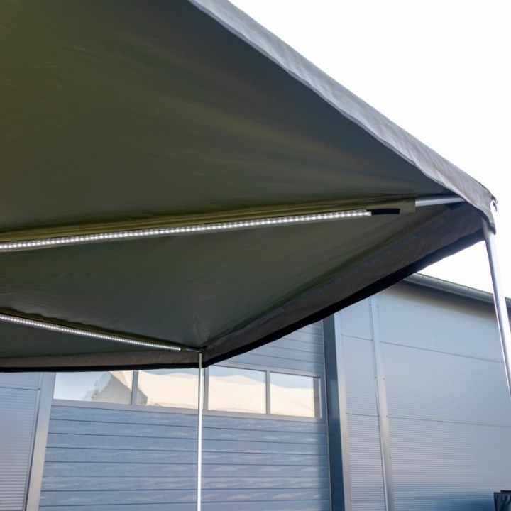 Zadaszenie Wild Camp HEX 270° 2,5 m zielone – strona pasażera - ujęcie 10