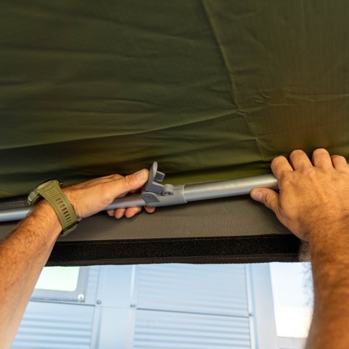 Zadaszenie Wild Camp HEX 270° 2,5 m zielone – strona pasażera - ujęcie 18