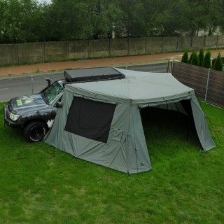 Przedsionek Wild Camp Batwing II Premium 2,5 m – kierowca, zielony - ujęcie 2