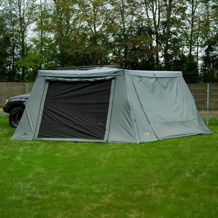 Przedsionek Wild Camp Batwing II Premium 2,5 m – kierowca, zielony - ujęcie 4