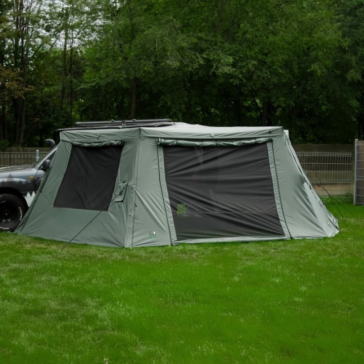 Przedsionek Wild Camp Batwing II Premium 2,5 m – kierowca, zielony - ujęcie 5