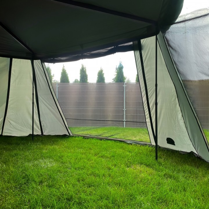 Przedsionek Wild Camp Batwing II Premium 2,5 m – kierowca, zielony - ujęcie 6