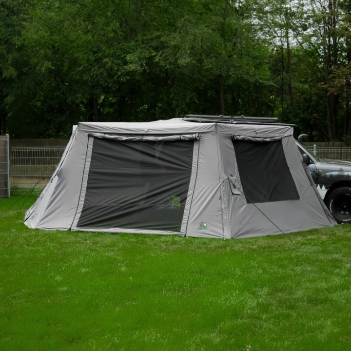 Przedsionek Wild Camp Batwing II Premium 2,5 m – pasażer, szary - ujęcie 2