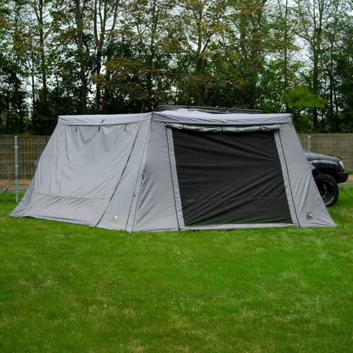 Przedsionek Wild Camp Batwing II Premium 2,5 m – pasażer, szary - ujęcie 3