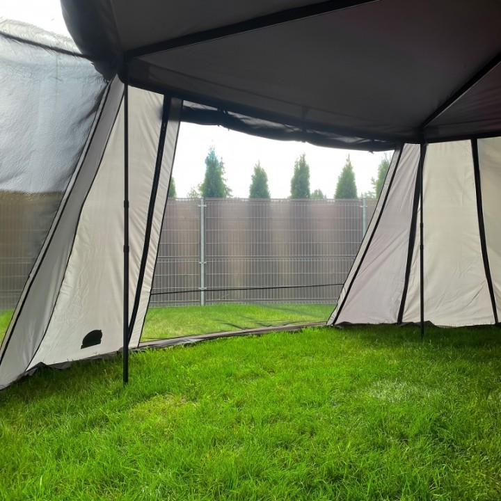 Przedsionek Wild Camp Batwing II Premium 2,5 m – pasażer, szary - ujęcie 5