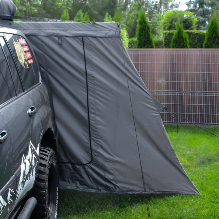 Przedsionek Wild Camp Batwing II Premium 2,5 m – pasażer, szary - ujęcie 7