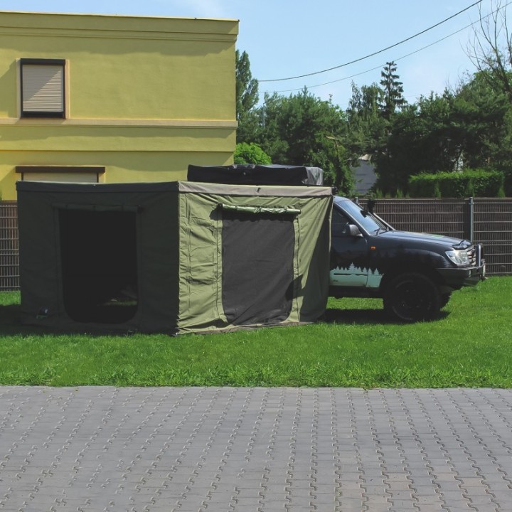 Przedsionek zadaszenia Wild Camp HEX 2 m – strona pasażera, zielony - ujęcie 12