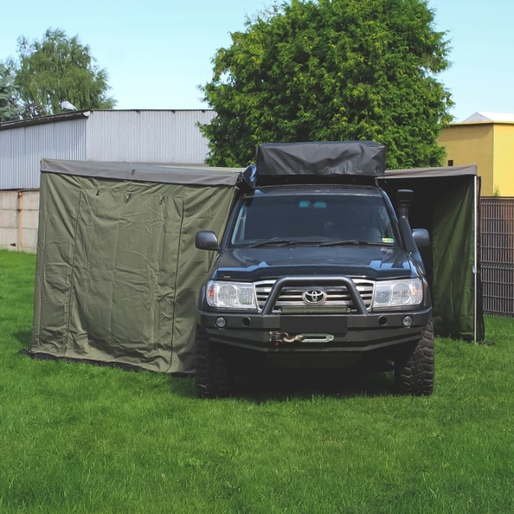 Przedsionek zadaszenia Wild Camp HEX 2 m – strona pasażera, zielony - ujęcie 16